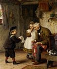 James Clarke Waite Surprise for Grandfather painting